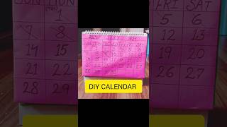 Easy Calendar making from waste 👍diy calendar 2024bestoutofwaste [upl. by Eart178]