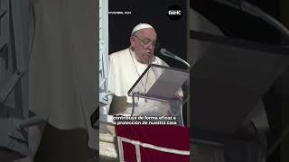 El Papa pide a la COP29 una quotContribución Eficazquot a la protección del Planeta y reza por Valencia [upl. by Artemed]