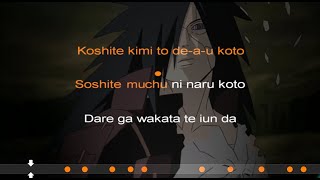 Karaoke  Niwaka Ame ni mo Makezu Naruto Shippuden Opening 13 – Lyrics  AMV [upl. by Tankoos]