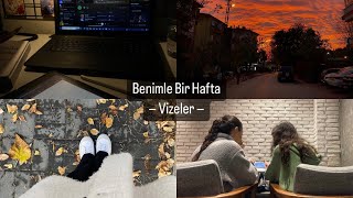 Bir İktisat Öğrencisinin Vize Haftası  Benimle bir hafta🤓🍂 [upl. by Raffaello]