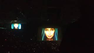 Cher Intro Womans World part 11719 Fort Myers FL USA Opening Night Here We Go Again Tour [upl. by Netnerb]