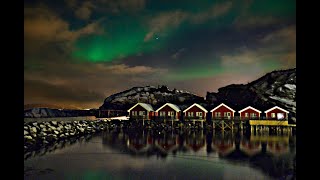 Aurora boreale in Norvegia Narvik e Lofoten [upl. by Morry]