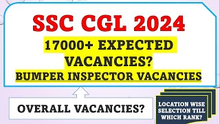 SSC CGL 2024 VACANCIES 17000 LATEST RTI REPLY [upl. by Werdnaed]