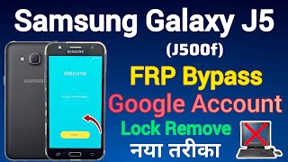 SAMSUNG Galaxy J5 J500f  FRP Bypass  Google Account Unlock  Without Pc  New Method  2024 [upl. by Leeann]