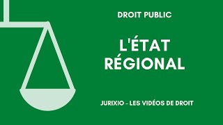 LEtat régional [upl. by Okubo]