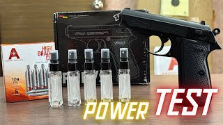 Umarex walther ppk co2 air pistol power test [upl. by Sidhu]