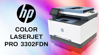 Présentation de limprimante HP Color LaserJet Pro 3302fdn [upl. by Reiko137]