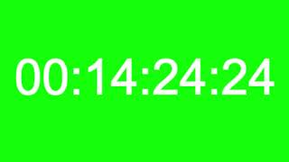 Green Screen Timer 1 Hours  Stopwatch  Waktu 1 Jam Chroma Key Background System [upl. by Vickie]