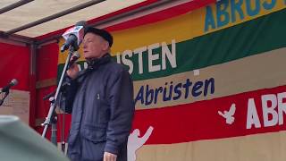 Eugen Drewermann auf dem Berliner Ostermarsch 2018 Teil1 [upl. by Neo]