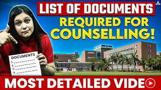 🔴NEET 2024 COUNSELLING PROCESS  LIST OF DOCUMENTS REQUIRED FOR NEET COUNSELLING  BY GARIMA MAM [upl. by Htebasil997]