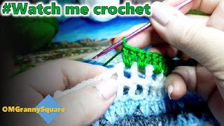 Watchmecrochet 11  Crochet a scrappy blanket [upl. by Runkle212]