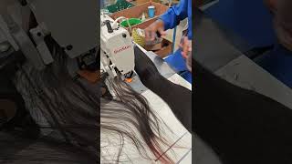 sewing machine wig howtomakeawig [upl. by Winebaum640]