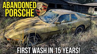 First Wash in 15 Years ABANDONED Barn Find Porsche  Car Detailing Restoration [upl. by Huntlee]