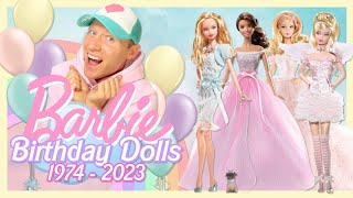 EVERY Birthday Barbie Doll from 1974 to 2023 🎀♡ [upl. by Mientao]