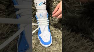 Jordan 1 Laces Tutorial  If you are a SneakerHead Watch this… [upl. by Coombs]