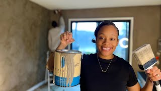 Starting Our Moody Bedroom Makeover pt 1 VLOG  Building a Homestead on Faith [upl. by Neils]