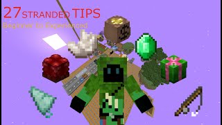 24 TIPs for STRANDED Hypixel Skyblock [upl. by Sancho]