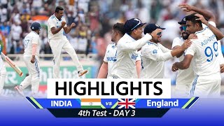 IND vs ENG 4th Test Day 3  India vs England Test Match Highlights Match Highlights [upl. by Richmond]