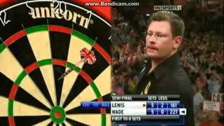 PCD World Darts Championships 2012  Semi Final  James Wade Vs Adrian Lewis 161 Finishmp4 [upl. by Niple]