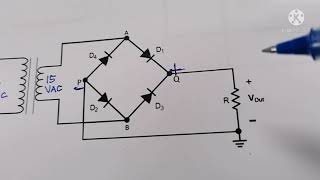 BRIDGE RECTIFIER explained  DC VOLTAGE verification with OSCILLOSCOPE  FULLWAVE RECTIFICATION [upl. by Sedecrem]