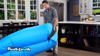 How to Inflate Your Pouch Couch  How To Video [upl. by Oyr940]