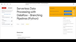 Serverless Data Processing with Dataflow  Branching Pipelines Python [upl. by Eldnar443]