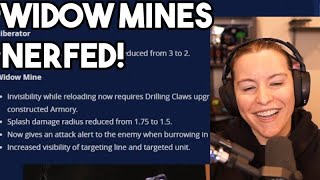 Widow Mine Gets NERFED New SC2 Balance Patch [upl. by Alexa104]