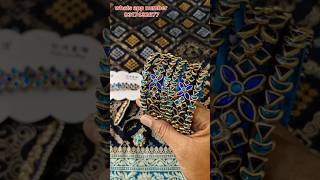 Ms hand made bangles saree pins center cliptrending videosshortsvideoviralvideos [upl. by Lama23]