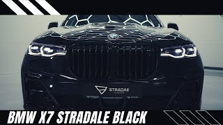 BMW X7 STRADALE Black 1 of 1  promo video [upl. by Giarg760]