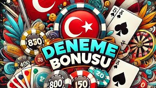 En Yeni Deneme Bonusu Veren Siteler [upl. by Lessur]