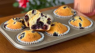 🧁Perfekte BlaubeerMuffins Ein sehr einfaches Rezept Zuckerfrei🧁 [upl. by Dido868]