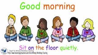 Good morning sit on the floor quietly [upl. by Regor]