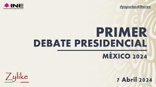 PRIMER Debate Presidencial 2024 [upl. by Eisdnil39]