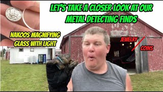 What Did We Find Metal Detecting NAKOOS Magnifying Glass amp Light mondaydigs nakoos magnifying [upl. by Iinde151]