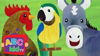 Making Animal Sounds Song  Animal Stories for Toddlers  ABC Kid TV  Nursery Rhymes amp Kids Songs [upl. by Enerual]