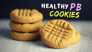 HEALTHY Peanut Butter Cookies My NEW favorite cookie recipe [upl. by Chick606]