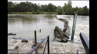 VIDÉO La tempête Kirk a laissé des traces de son passage en Val de Loire et dans le Poitou [upl. by Arreis]