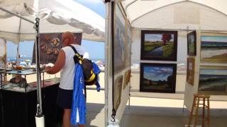 Boardwalk Art Show Festival 2010 at Virginia Beach Virginia USA [upl. by Chanda]