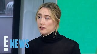 Saoirse Ronan REACTS to Her Viral Comments About Violence Against Women  E News [upl. by Millwater]