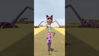 CATNAP DOCTOR EGGMAN MISS DELIGHT MONSTERS TAPES VS SM64 CANNON IN GARRYS MOD catnaptapes catnap [upl. by Brannon715]