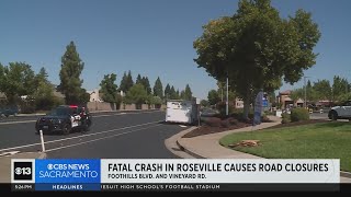 Man dies in crash in Roseville Saturday morning [upl. by Yun908]