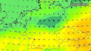 Temperatursturz droht im Norden  Luftmassengrenze am Wochenende [upl. by Sucrad]