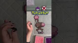 427 Shiny Buneary  Pokémon Perler Bead Timelapse [upl. by Fran]