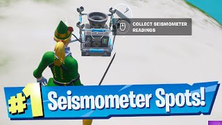 Receive Next Objective in LogJam Lumberyard amp Collect Readings From Seismometers Location  Fortnite [upl. by Wexler]