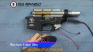 Airsoft AEG GampG GR16 M16 Receiver Assembly by AirSplat [upl. by Zeta780]