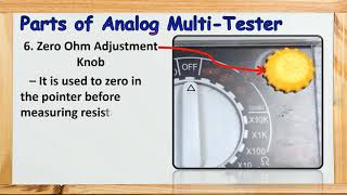 Parts of Multimeter VOM [upl. by Miguela813]