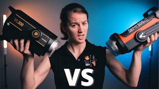 Aputure 300d mk2 VS Godox VL300 Comparison  Best Video Lights [upl. by Nioe]