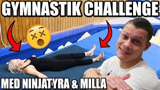 GYMNASTIK CHALLENGE MED NINJATYRA amp MILLA [upl. by Voleta]