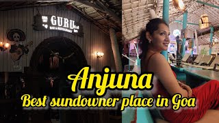 Anjuna BeachBest Sundowner place in GoaNightlifeNight shacksKids friendly shacksNorth Goa [upl. by Almat27]