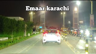 Emaar karachi  emaar karachi night view [upl. by Alisun]